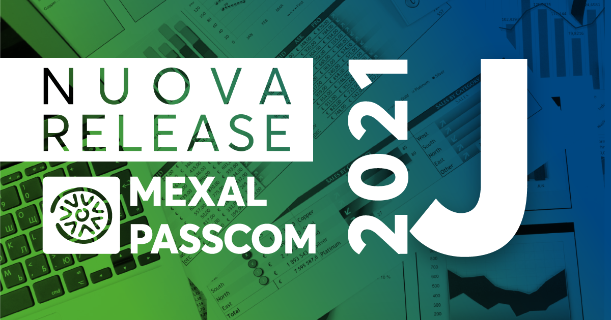 Rilascio versione 2021J - Mexal - Passcom